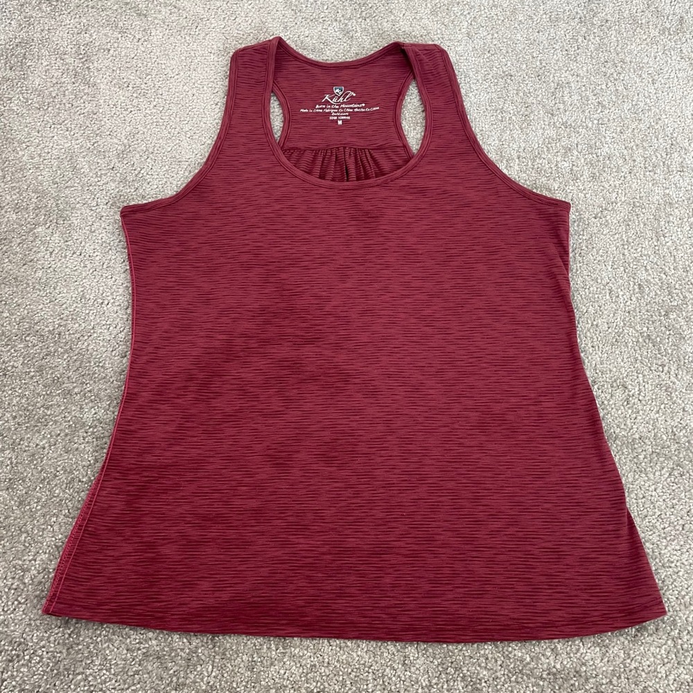 Kuhl Tank Top Womens Medium Racerback Lightweight Activewear Red